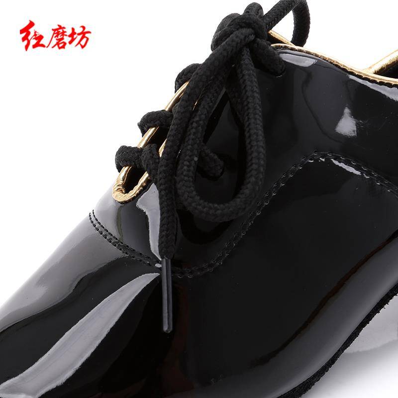 Men Latin Shoes Performance Dance Shoes Male Malphy Dance Shoes Oxa Children's Black Latin Dance Shoes Shao Guangwu