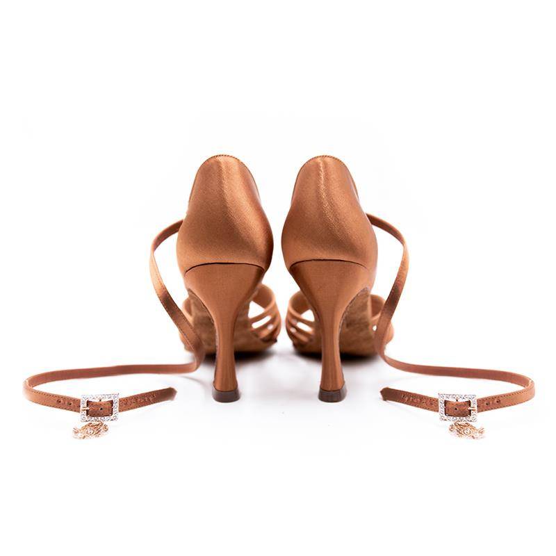 Emperor Dance Dance high -end professional Latin dance shoes female adult medium high heel soft bottom dance shoes dance shoes performance competition