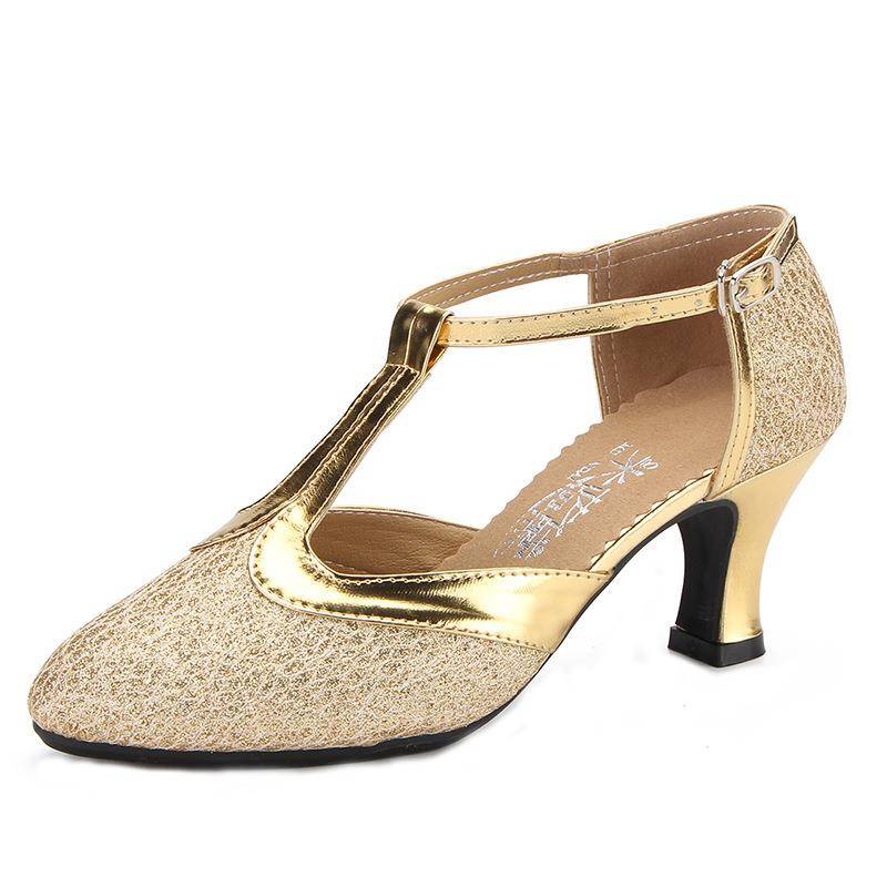 New Latin Dance Shoes Adult Ladies Square Dance Shoes High Heels Dance Shoes Dance Shoes Dance Shoes Soft Waves outdoors