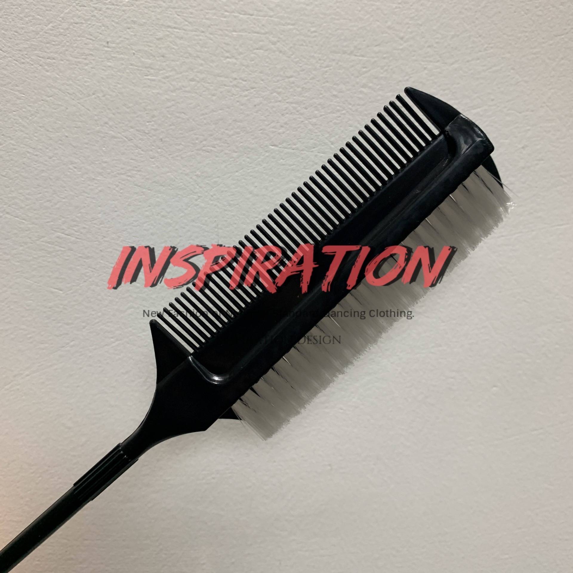 INSPITION Latin Standard Dance Competition Art Examination Special Comb with Oil Head Fine Teeth Comb Modern Dance Model Comb