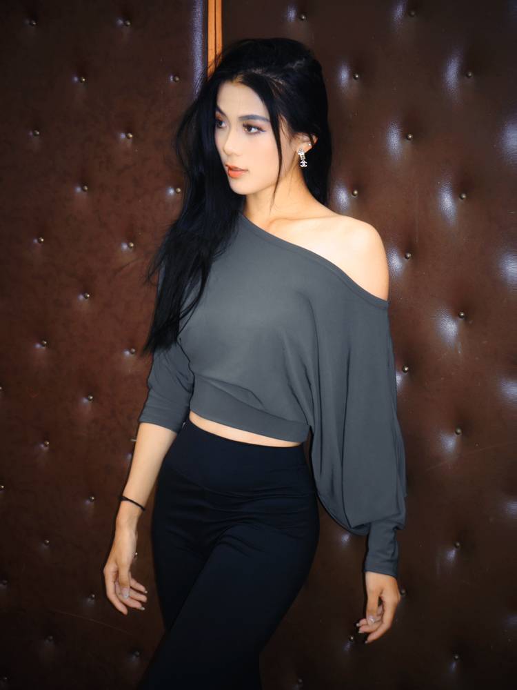 Latin dance clothes Modern dance exercise high -end brand dance special top adult female 2024 new fashion