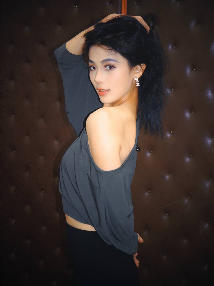 Latin dance clothes Modern dance exercise high -end brand dance special top adult female 2024 new fashion