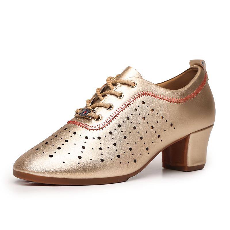 Positive dance shoes Female soft bottom new Latin dance shoes adult dance shoes summer dance shoes square dance shoes