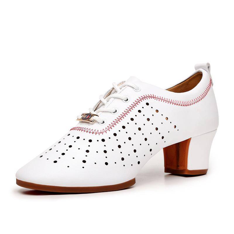 Positive dance shoes Female soft bottom new Latin dance shoes adult dance shoes summer dance shoes square dance shoes