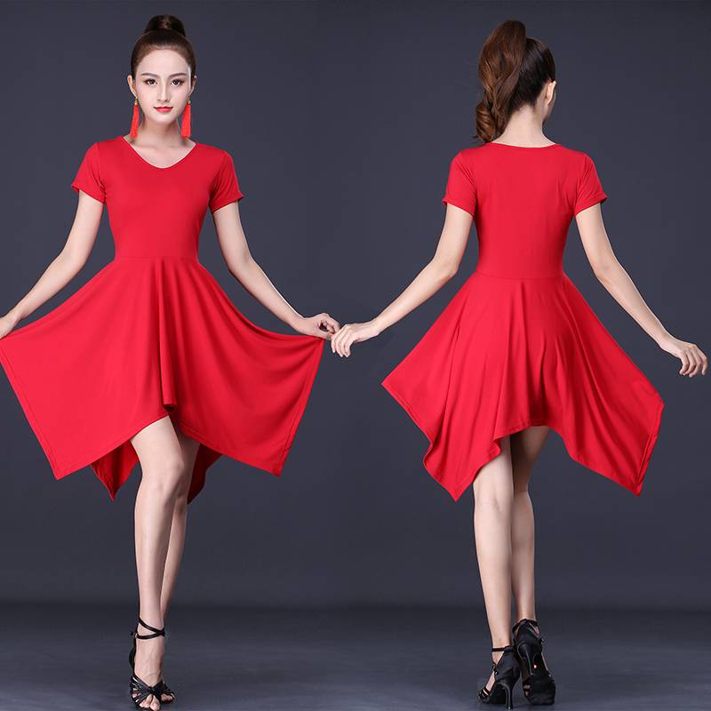 Latin dance training service female new adult Latin dance clothing dress sexy training suit 2022 Latin dance skirt