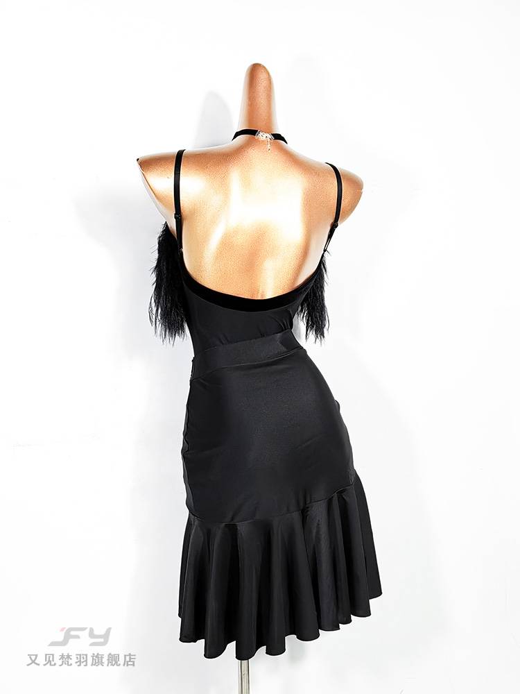 YJFY Latin dance service female adult new Latin skirt dance skirt dancing dance skirt dance skirt BY166
