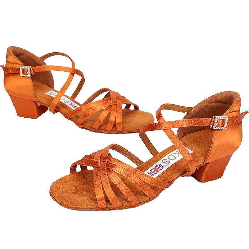 Girls Latin Dance Shoes Professional Soft Bottom White Shoes Adult Dance Shoes Practice Competition Dance Shoes Children Latin Shoes