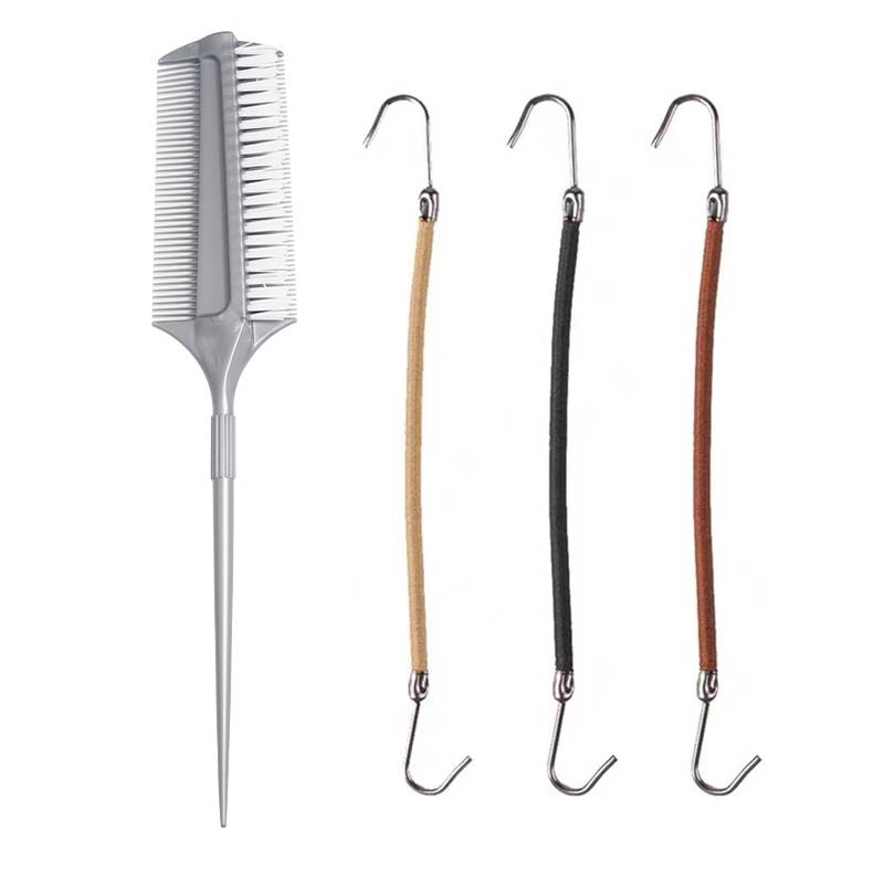 Latin dance plate hair hook coat elastic tie hair setting gel hair glue dance competition special headwear hair network