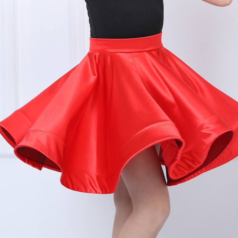 Summer Latin Dance clothing Children Girls Skirt Practice Delivery Professional Competition Examination Performance Skirt Skirt Skirt