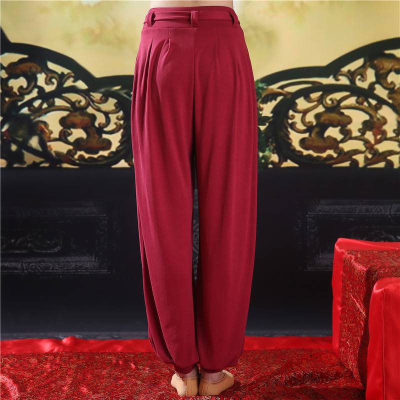 Dance pants practice clothing poetry women's set dancing dancing clothes Latin dance meaning Chinese modern body lantern pants king