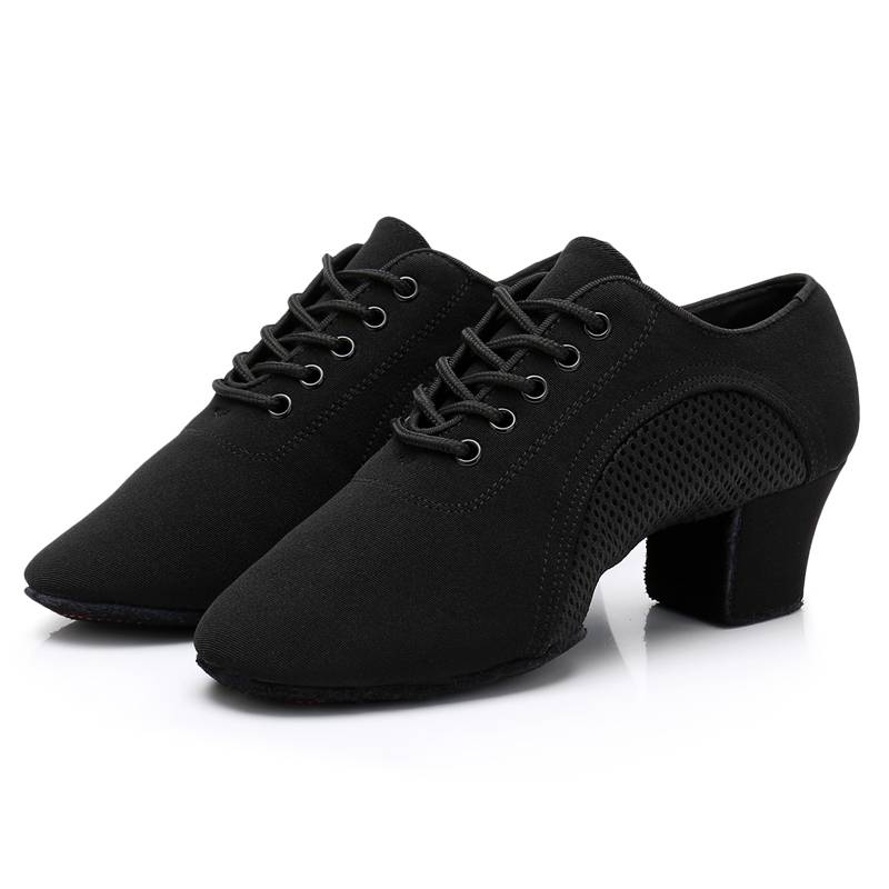New Latin Dance Shoes Female Adult Middle and Oxford cloth, Eye Soft Bottom Teacher Shoes