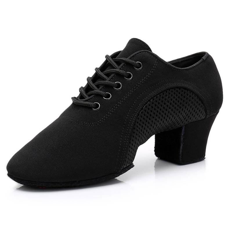 New Latin Dance Shoes Female Adult Middle and Oxford cloth, Eye Soft Bottom Teacher Shoes