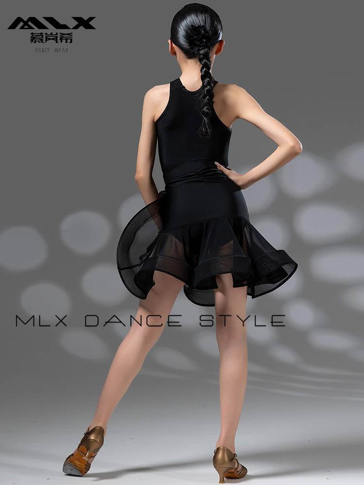 MLX summer children's new Latin dance service children's practice service split jet girl dance training performance service