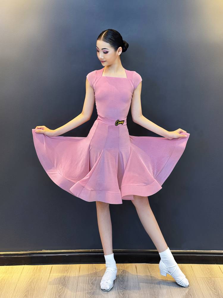 Conny Latin dance service 2024 new female dance fish bone skirt children's watch performance professional competition stipulated uniform