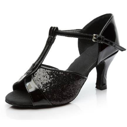 Latin dance shoes ladies adult mid- to high -heeled beginners square dance shoes summer petone player children soft bottom dance shoes