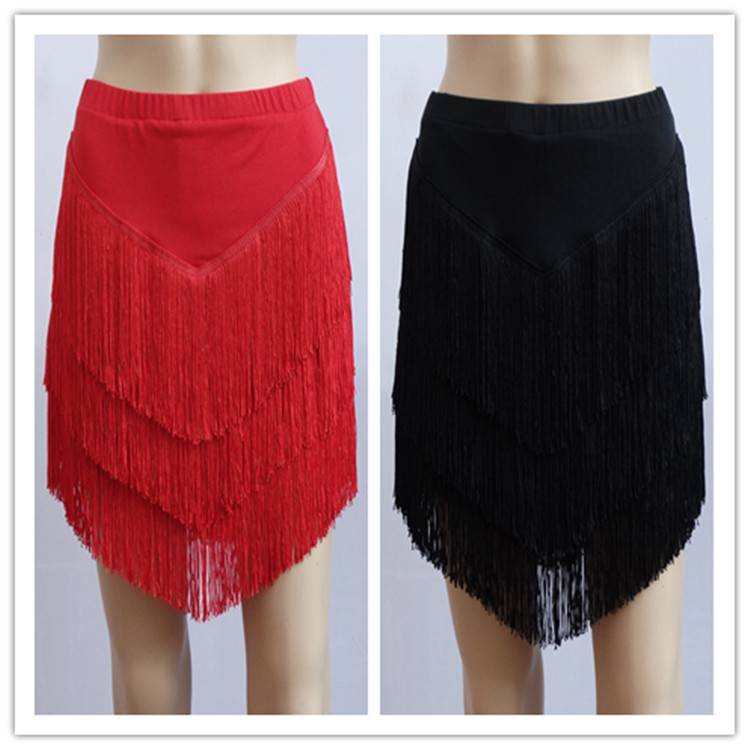 Latin dance skirt flowing Soviet women's adult skirt exactly half -body skirt 2024 practitioner show performance clothing sexy summer
