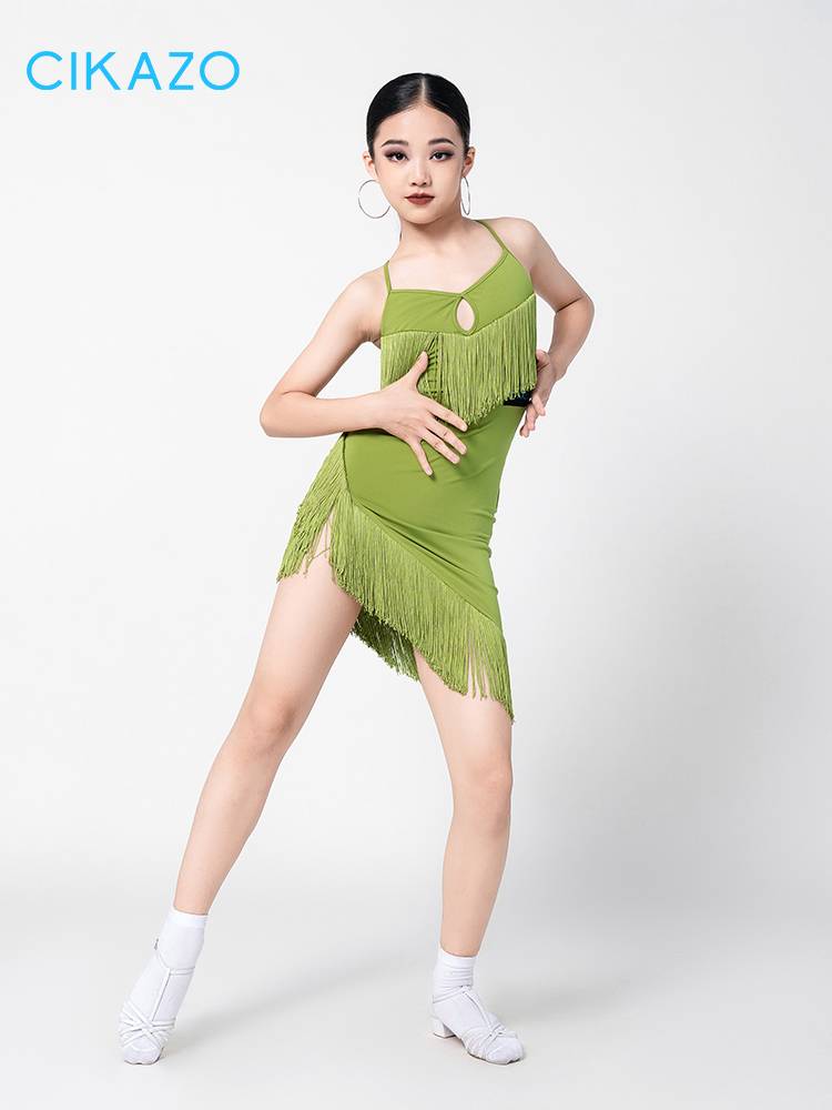 Latin dance service Liu Su Children's Performance Service Professional new practice service Children's performance children's performance summer suspender training 3705