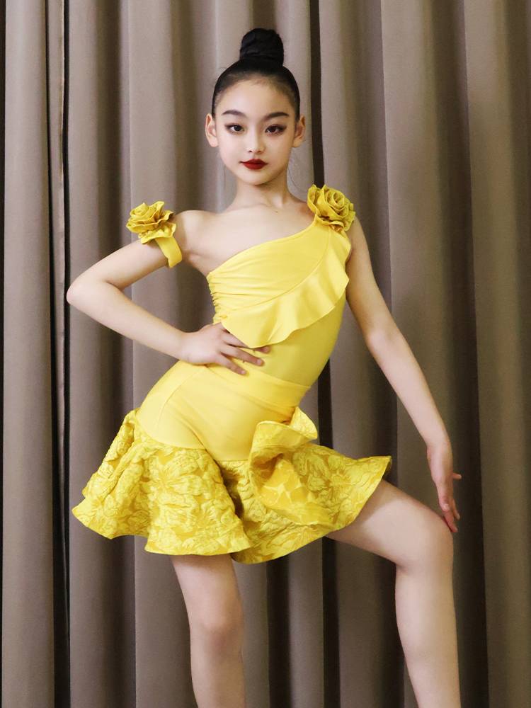 Love Hot Welladin Dance 2024 Summer New Girls Practice Server Children's Practice Service High -end Training Server Dance Skirt