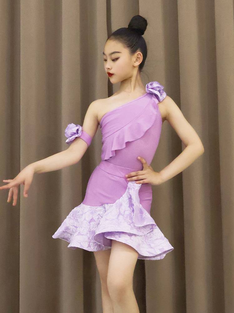 Love Hot Welladin Dance 2024 Summer New Girls Practice Server Children's Practice Service High -end Training Server Dance Skirt