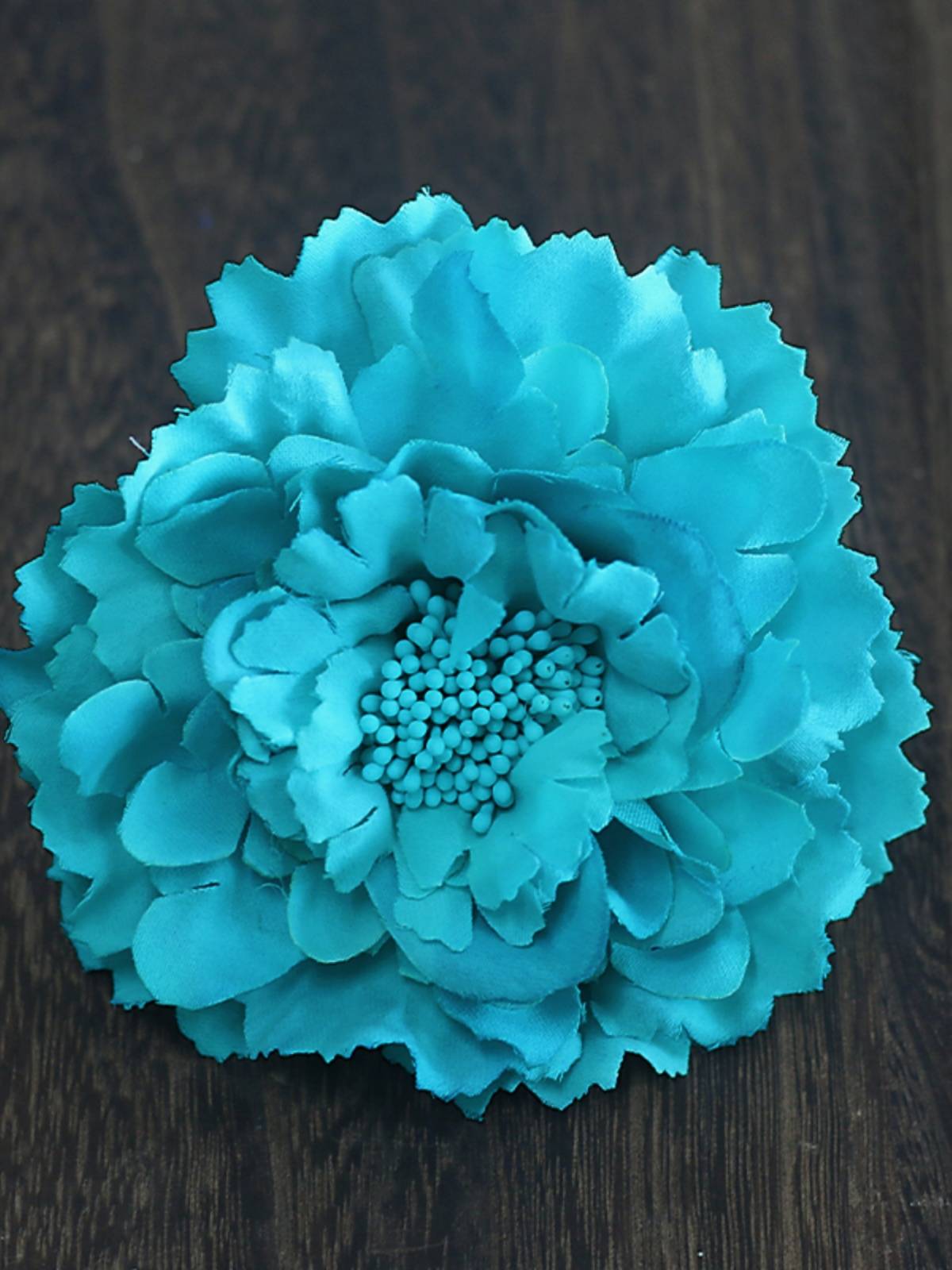 National standard dance accessories Latin white head flower clipped chestnut art test performance red hair jewelry girl