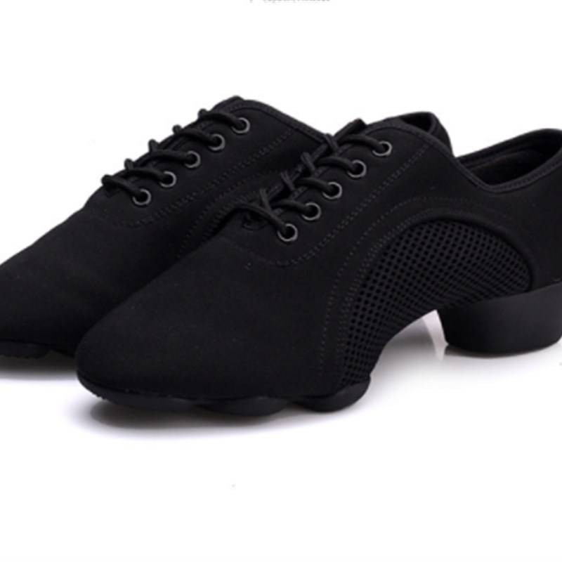 Summer ladies Latin dance shoes adult soft bottom Oxford cloth friendship dance shoes Teacher Aquarius Plaza dance shoes