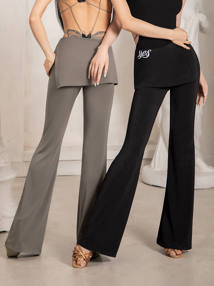 YES Latin dance pants dance service summer 2024 new women's pants special pants exercise uniforms thin and spicy trousers 337
