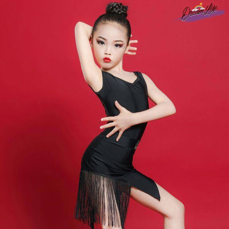 Summer Latin dance service high -level sensory streaming band girls and children competition performance performance service summer model 2023 new models