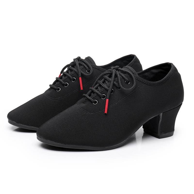 Women's Blossom Dance Dance Mid -heel Dance Shoes Soft -bottom Body Training Shoes Middle -Elderly Square dance shoes Latin dance shoes