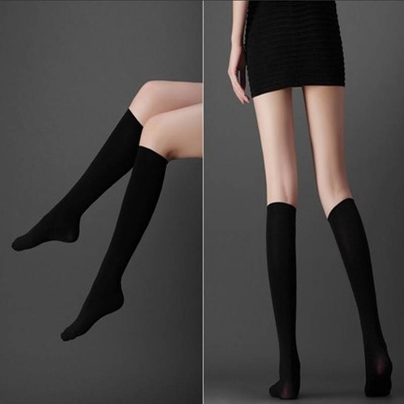 Latin dance socks Black girls in summer collection training skills special dance long barrel bottom socks
