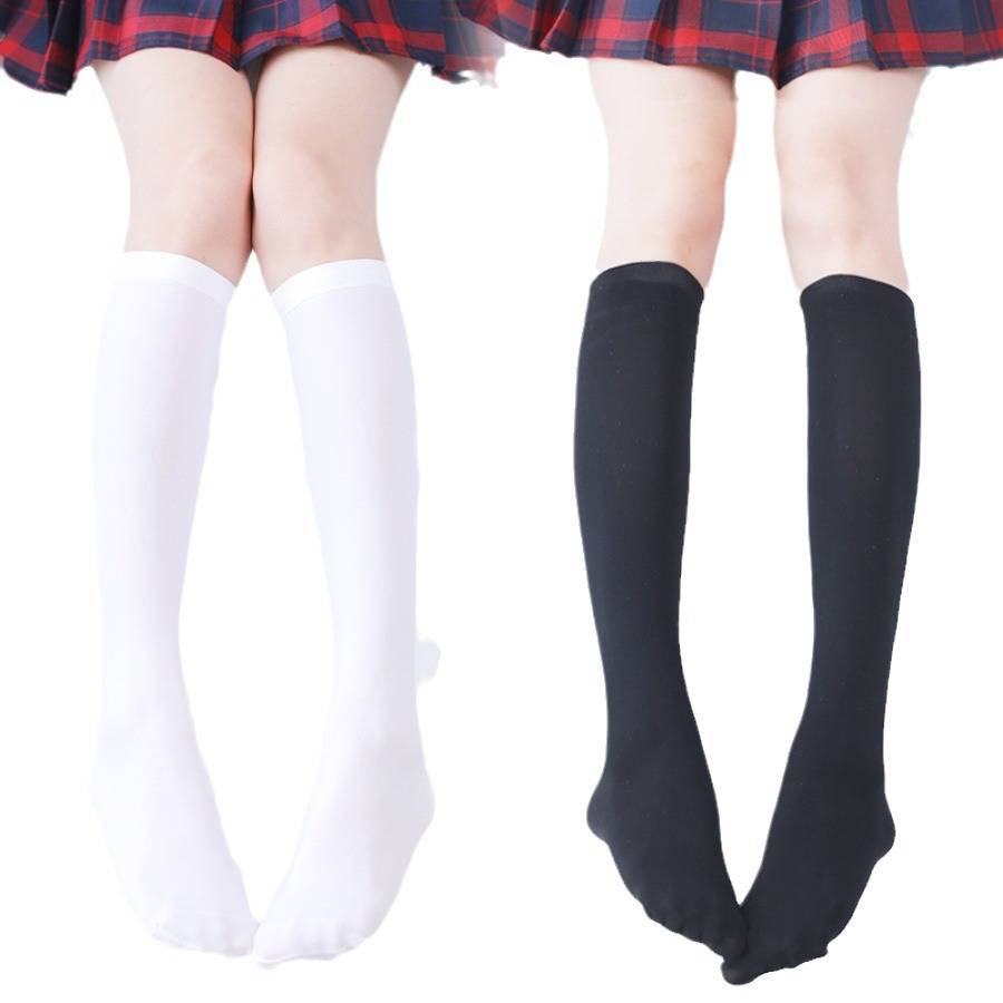 Latin dance socks Black girls in summer collection training skills special dance long barrel bottom socks