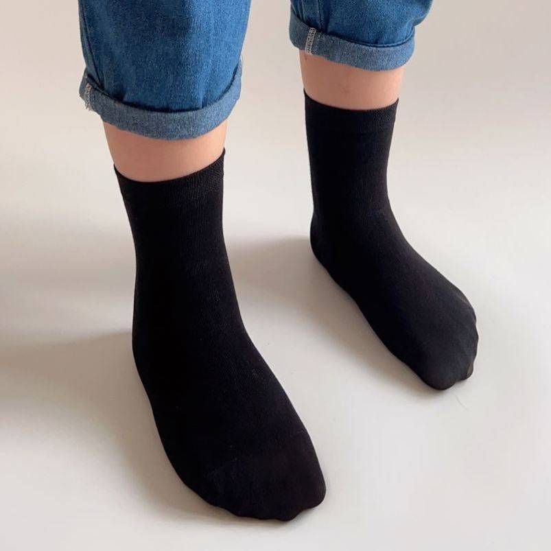 Latin dance socks Children in black and white dance in the black and white dance game practice Xiaobai socks girl dancing socks