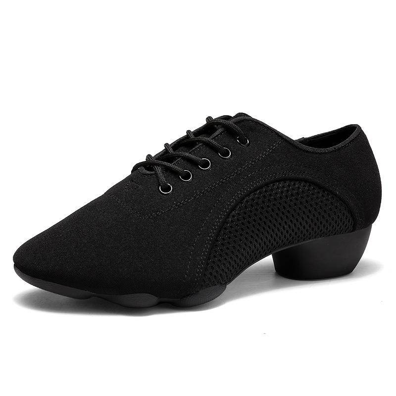 Latin dance shoes adult female breathable Oxford cloth net mesaw dance dance dancers dance waterman dance teacher shoes men