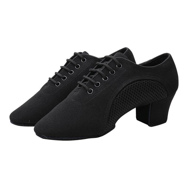 Professional Latin dance shoes female adult teacher soft bottom heel training shoe and waterman dance summer square dance shoes