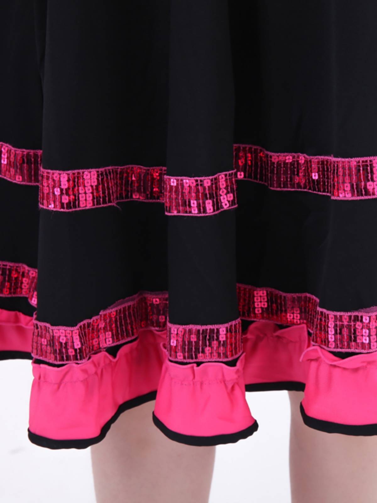 New dance clothing large skirt female adult Latin dance dance performance skirt dance square dance sequel skirt