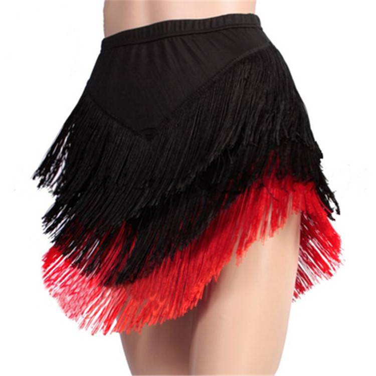 Latin Dance Skirt Women's adult skirt under the skirt Latin skirt skirt square Latin dance skirt clothing