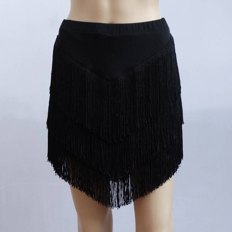 Latin Dance Skirt Women's adult skirt under the skirt Latin skirt skirt square Latin dance skirt clothing
