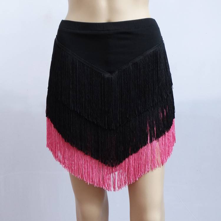 Latin Dance Skirt Women's adult skirt under the skirt Latin skirt skirt square Latin dance skirt clothing
