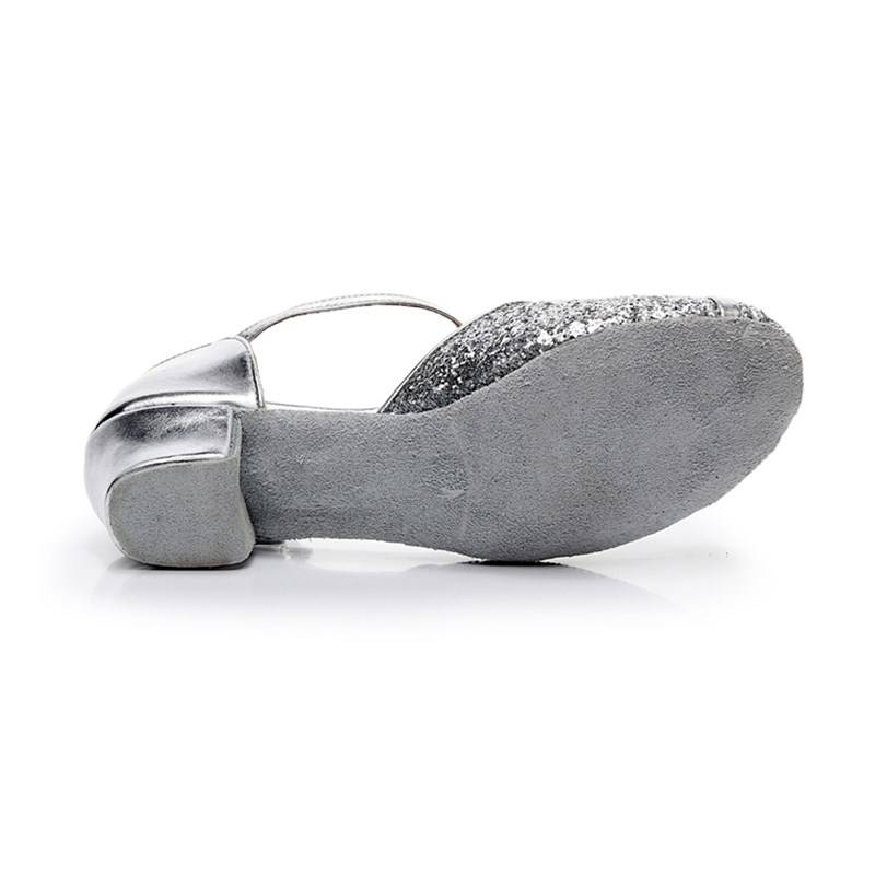 Girls Children's Pingzi Latin Dance Shoes, Children Girls, Autumn and Winter Girl Latin O Latin Scholars Soft -bottom Dance