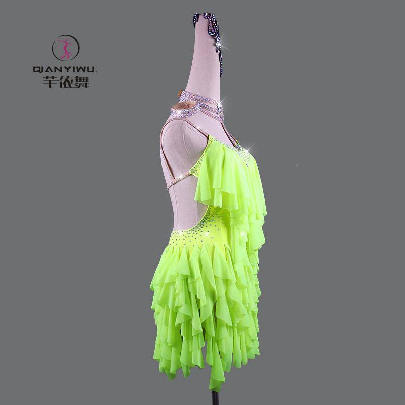 2024 new 2024 new drill Latin dance clothing female adult dance dress children's performance competition