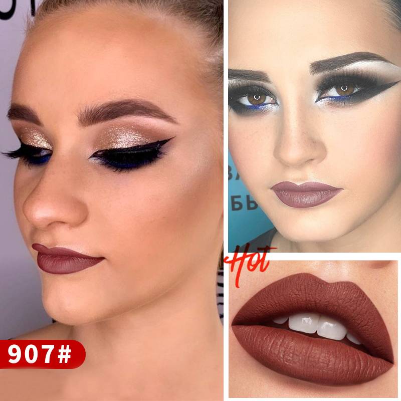 Latin dance special lipstick children's test competition dark non -stick cup can not remove color lip glaze national standard dance matte dark red