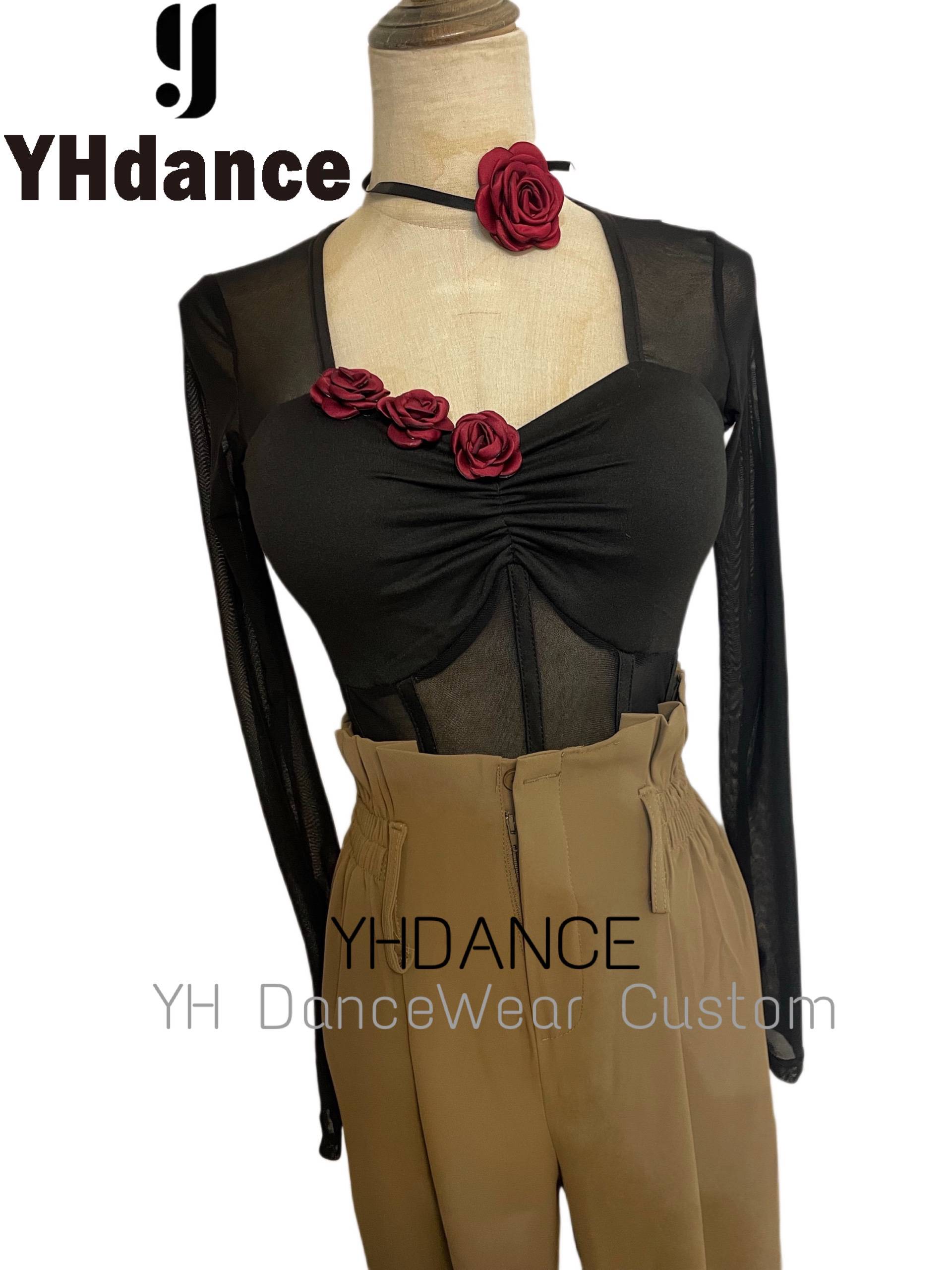 YHDANCE Latin Dance Dang Dian Duoying Female Garma Dance Dance Clothing Clothing Body Cloth C152 C152