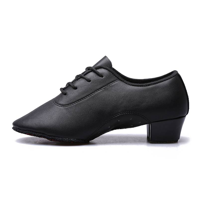 Latin dance shoes boys shoes dance shoes men's black young children adult soft bottom training shoes square dance shoes genuine