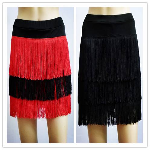 New Latin Dance Skirt Women's Adult Skirt unders half -body skirt Latin Latin Practice Skirt Skirt Dance Skirt