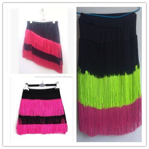 New Latin Dance Skirt Women's Adult Skirt unders half -body skirt Latin Latin Practice Skirt Skirt Dance Skirt