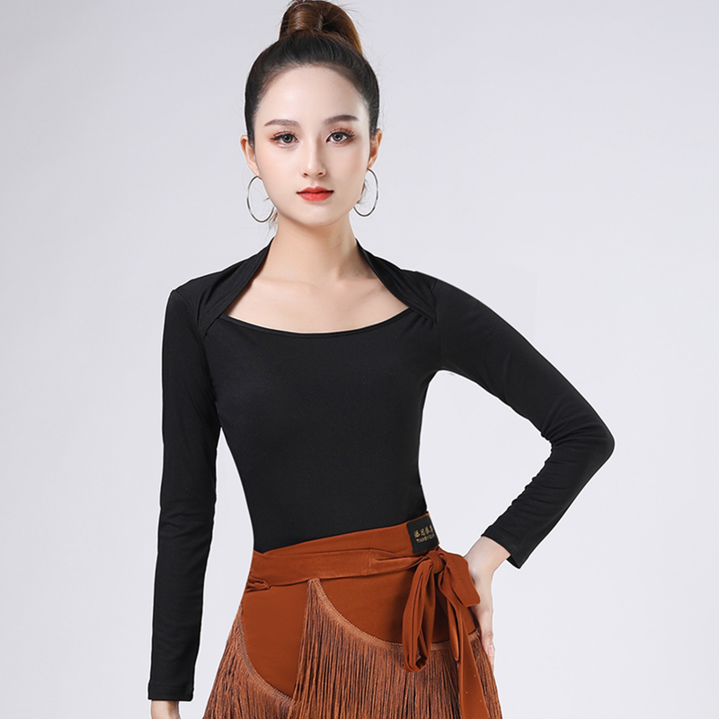 Latin dance clothing female Modern national standard motorcycle climbing body training suit