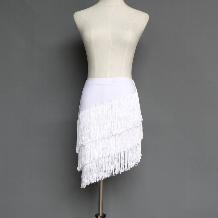 Latin dance skirt adult skirt girls Liu Su short skirt women's suit square dance exercise uniform skirt