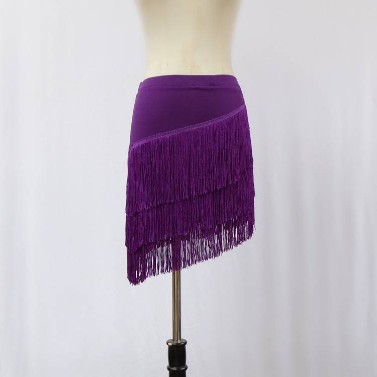 Latin dance skirt adult skirt girls Liu Su short skirt women's suit square dance exercise uniform skirt