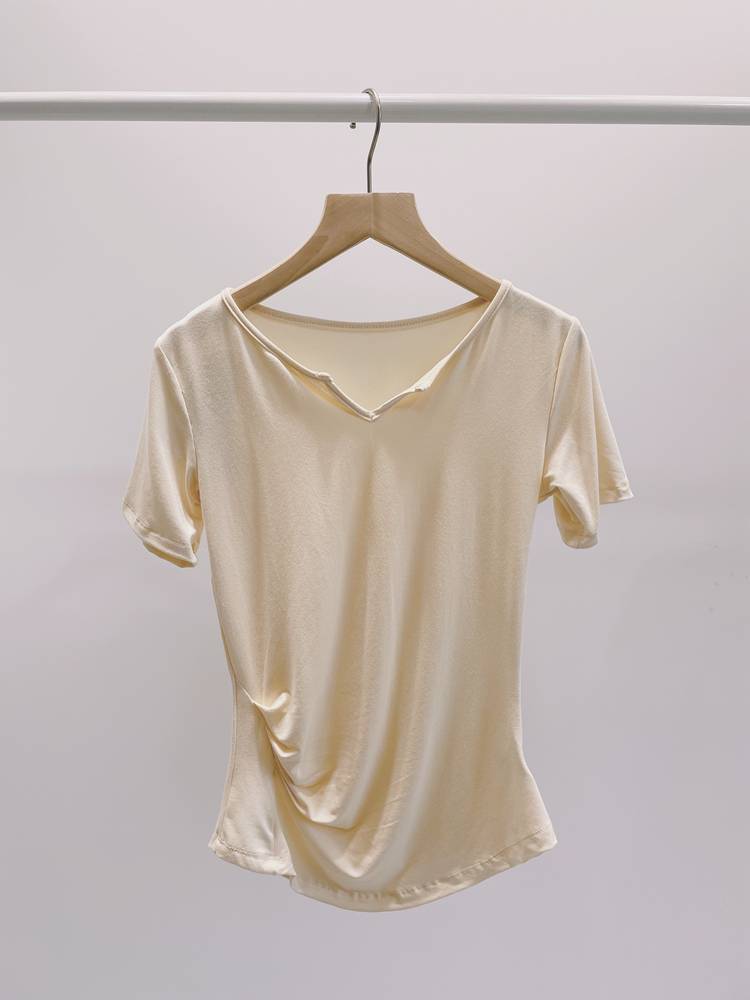 Dance service female short -sleeved Chinese dance classical dance modern dance exercise clothes body dance service student classroom training service