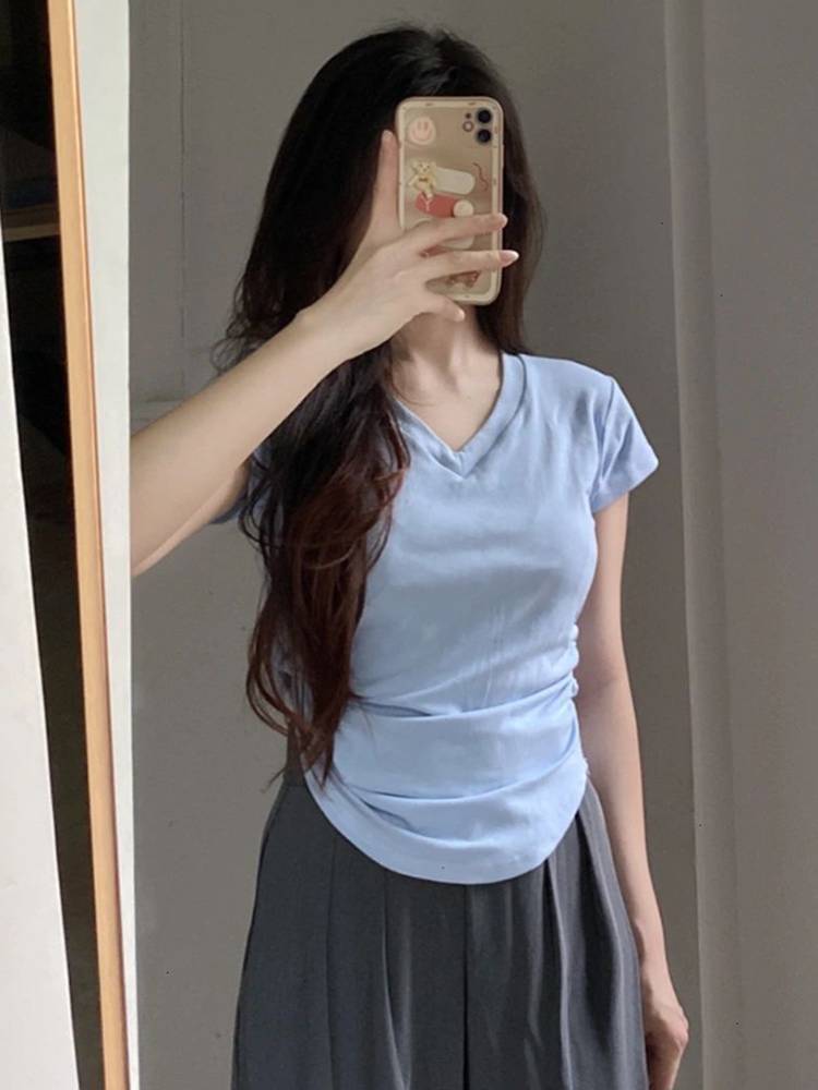 Dance service top female summer short -sleeved body training service Modern dance fashion adult Chinese classical dance training suit