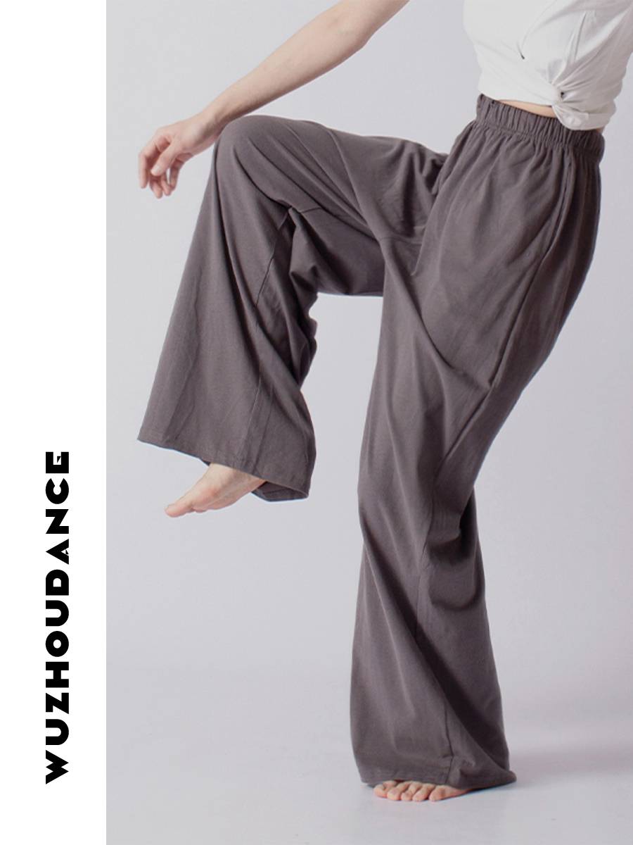 Dancezhou Dantas Modern Dance Practice Classical Nation Pants Wide -leg Pants Teacher Rehearsing Loose Cotton Ballet